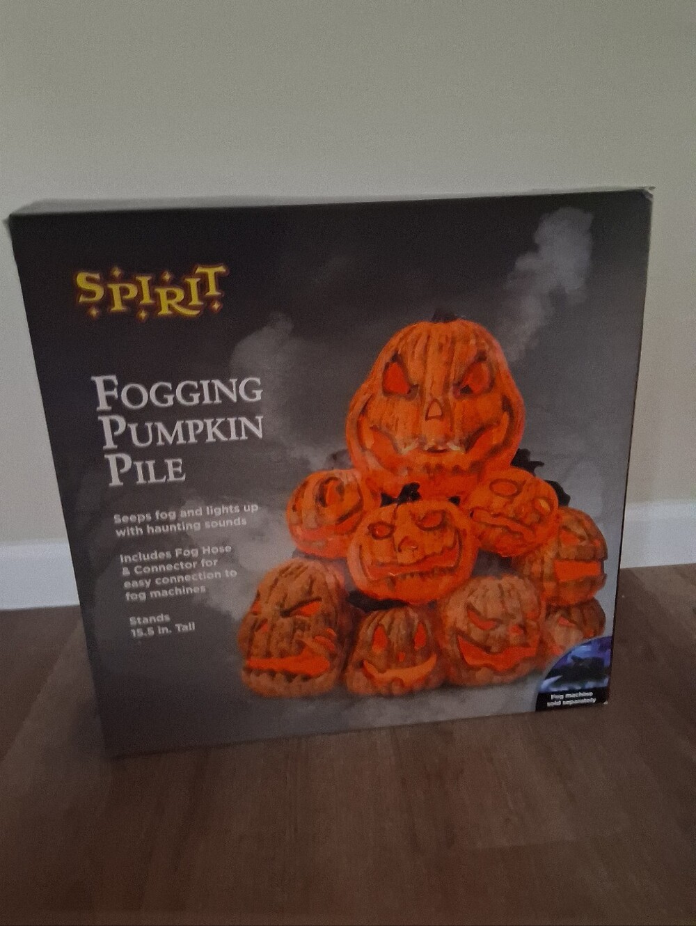 Spirit Orange Fogging Pumpkin Pile Halloween Display